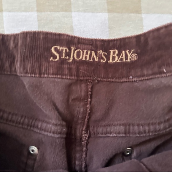 St. John’s Bag Brown Cotton Corduroy Pants Timeless Boot Cut Women’s 6 - Picture 4 of 8